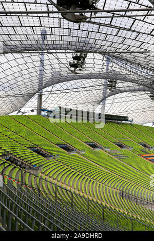 Olympiastadion, München, Oberbayern, Bayern, Deutschland Stockfoto