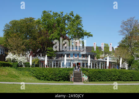Café Ambiente am Osterdeich, Bremen, Deutschland, Europa Stockfoto