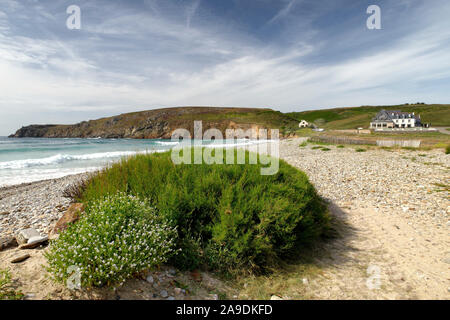 Baie des Trepasses, Plogoff, Cap Sizun, Finistere, Atlantik, Bretagne, Frankreich Stockfoto