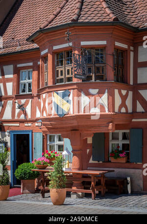 Old Inn in Franken Stockfoto