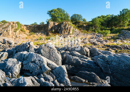 Bornholm, Küsten- Landschaft in der Nähe von Karlštejn Stockfoto