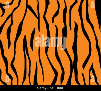 Tiger, Zebra Streifen. Gestreifte wiederholen Hintergrund Textur. abstrakten Drucken Tier Muster. tiger Hintergrund. Stock Vektor