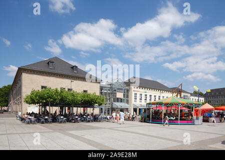 Shopping Arcade Galerie kleiner Markt, ehemalige Kaserne IV, Saarlouis, Saarland, Deutschland, Europa Stockfoto