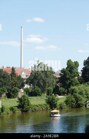 Wohnhäuser in der Altstadt von Staden an der Saar, Saarbrücken, Saarland, Deutschland, Europa Stockfoto