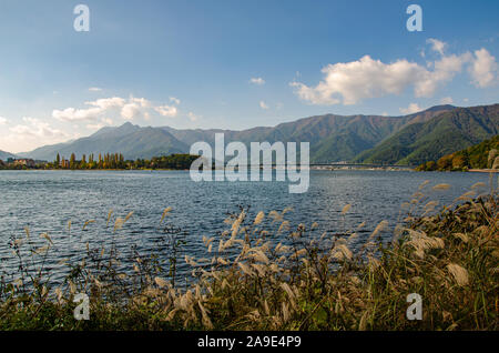 Kawaguchi-See in Japan Stockfoto