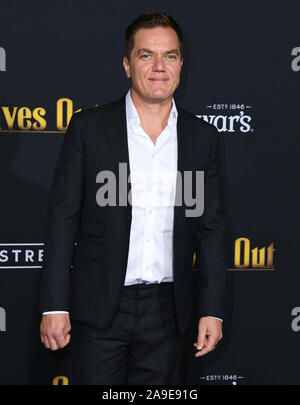 November 14, 2019, Westwood, Kalifornien, USA: 14. November 2019 - Westwood, Kalifornien - Michael Shannon. '' Messer Aus'' Los Angeles Premiere statt im Regency Dorf Theater. Photo Credit: Birdie Thompson/AdMedia (Credit Bild: © Birdie Thompson/AdMedia über ZUMA Draht) Stockfoto