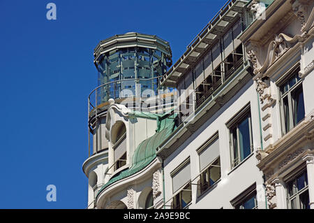 Europa, Deutschland, Hamburg, Stadt, neuen Damm, Fahninghaus, Dachboden, moderne Glaskonstruktion, Stockfoto