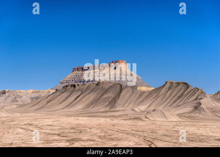 Die USA, Utah, Wayne County, Caineville, Swing Arm Stadt OHV, Factory Butte spezielle Freizeit- Bereich Stockfoto