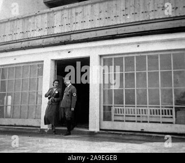 Eva Braun Collection (Album 3) - Adolf Hitler in den späten 1930er und frühen 1940er Jahre, Foto von Eva Braun genommen Stockfoto