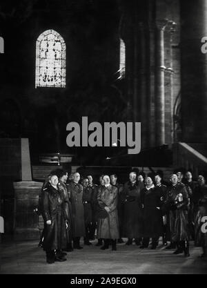 Eva Braun Sammlung (ossam) - Adolf Hitler in Uniform mit deutschen Soldaten oder Offiziere Ca. 1930s oder 1940s Stockfoto