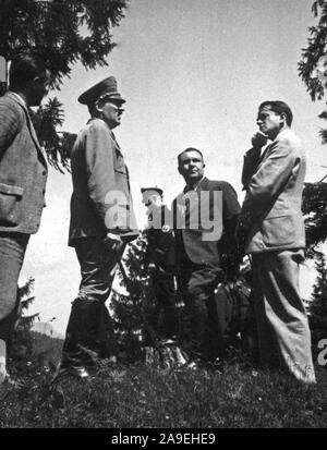 Eva Braun Sammlung (dvadvadaset) - Adolf Hitler im Sommer 1934 Stockfoto