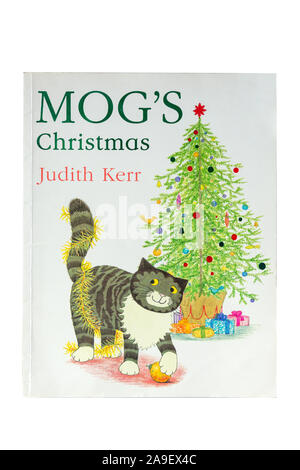 Buch mog's Weihnachten Kinder von Judith Kerr, Greater London, England, Vereinigtes Königreich Stockfoto