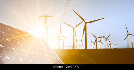 Energieerzeugung Stockfoto