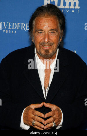 SANTA BARBARA, Ca - 14. NOVEMBER: Al Pacino besucht die 14. jährlichen Santa Barbara International Film Festival ehrt Martin Scorsese mit Kirk Douglas Auszeichnung für herausragenden Film im Ritz-Carlton Bacara am 14. November 2019 in Santa Barbara, Kalifornien. Foto: imageSPACE/MediaPunch Stockfoto