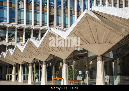 Westflügel der Guildhall in London, England Stockfoto