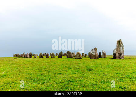 Ale Stenar Stockfoto