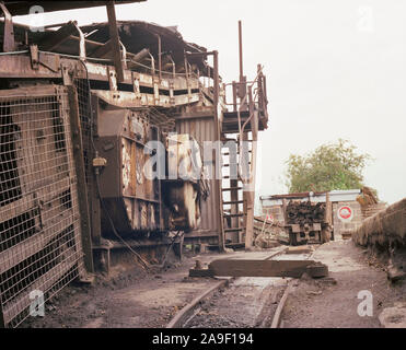1987 Caphouse Colliery, Wakefield, West Yorkshire, Nordengland, Großbritannien Stockfoto