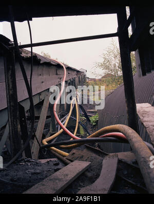 1987 Caphouse Colliery, Wakefield, West Yorkshire, Nordengland, Großbritannien Stockfoto