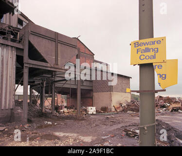 1987 Caphouse Colliery, Wakefield, West Yorkshire, Nordengland, Großbritannien Stockfoto