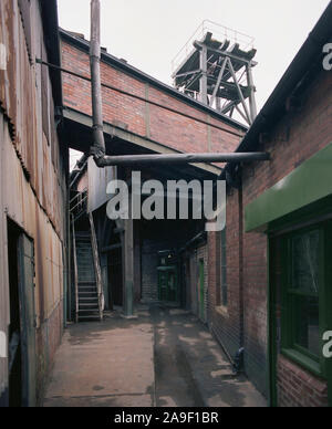 1987 Caphouse Colliery, Wakefield, West Yorkshire, Nordengland, Großbritannien Stockfoto