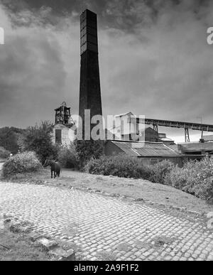 1987 Caphouse Colliery, Wakefield, West Yorkshire, Nordengland, Großbritannien Stockfoto