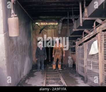 1987 Caphouse Colliery, Wakefield, West Yorkshire, Nordengland, Großbritannien Stockfoto