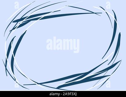 Blau Pastell grange Hintergrund. Frame Kulisse für Dekor Design. Abstrakte Darstellung. Staub, unordentlich, Textur Stock Vektor