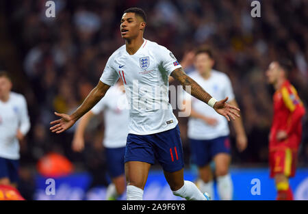 London, Großbritannien. 14. November 2019. Marcus Rashford, England V Montenegro, 2019 Credit: Allstar Bildarchiv/Alamy leben Nachrichten Stockfoto