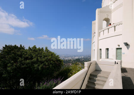 Blick vom Griffith Park Observatory nach Los Angeles, Kalifornien, USA Stockfoto