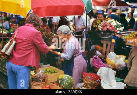 Markt, Caldas da Rainha, Region Oeste, Portugal Stockfoto