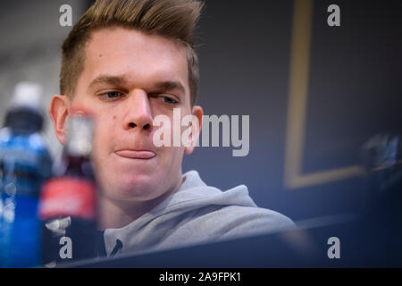 Düsseldorf, Deutschland. 15 Nov, 2019. Matthias Ginter (Deutschland). GES/Fussball/EM-Qualifikation: Pressekonferenz der deutschen Nationalmannschaft in Düsseldorf, 15.11.2019 Fußball: Europäische Qualifier: Pressekonferenz der deutschen Nationalmannschaft, Düsseldorf, November 15, 2019 | Verwendung der weltweiten Kredit: dpa/Alamy leben Nachrichten Stockfoto