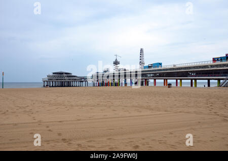 Scheveninger Pier, Den Haag Stockfoto