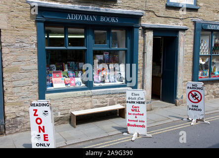 Addyman Bücher, Löwe St., Hay-on-Wye, Powys, Wales, Großbritannien Stockfoto