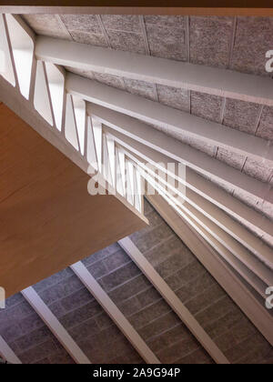 Dach Detail des Londoner Design Museum in Kensington, London, Großbritannien Stockfoto