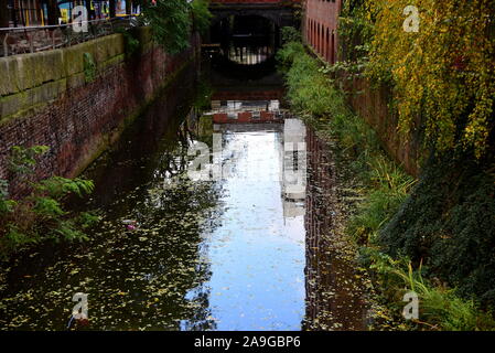 Rochdale Canal in Manchester. Stockfoto
