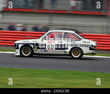 David Tomlin, Ford Escort RS 1800, historische Tourenwagen Challenge, 1966-1990, Silverstone Classic, Juli 2019, Silverstone, Northamptonshire, England, Stockfoto