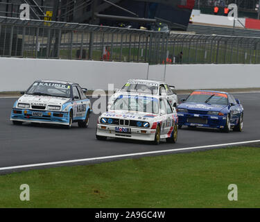 Mark Smith, Colin Turkington, BMW M3 E30, Julian Thomas, Calum Lockie, Ford Sierra Cosworth RS500, Historic Touring Car Challenge, 1966-1990, Silvers Stockfoto