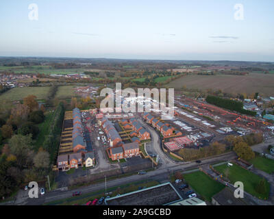Persimone Gehäuse Entwicklung, Newport, Shropshire Stockfoto