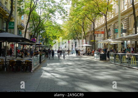 Wien, Mariahilferstraße Stockfoto