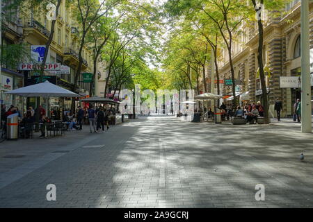 Wien, Mariahilferstraße Stockfoto