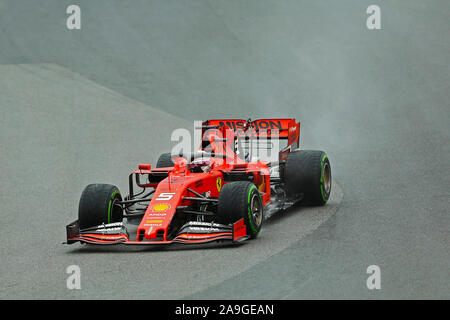 Sao Paulo, Brasilien. 15. Nov 2019. 15. November 2019; Autodromo Jose Carlos Pace, Sao Paulo, Brasilien; Formel 1 Grand Prix von Brasilien, Praxis Tag; Sebastian Vettel (GER) Scuderia Ferrari SF 90-redaktionelle Verwendung Credit: Aktion Plus Sport Bilder/Alamy leben Nachrichten Stockfoto