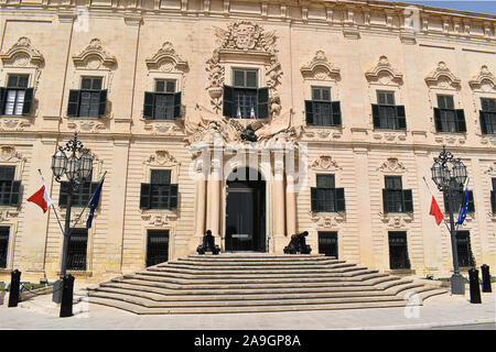 Auberge de Castille, Castille, Valletta, Malta Stockfoto