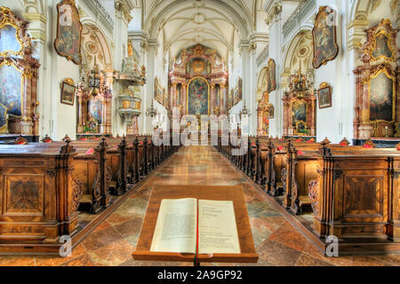 Pfarrkirche Sankt Michael in Steyr, Mostviertel, Niederˆsterreich, ÷sterreich/Pfarrkirche Sankt Michael, Region Mostviertel, Niederösterreich, Austr Stockfoto