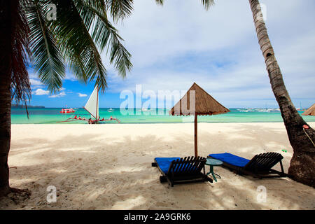 Boracay, Phillippinen, Insel Stockfoto