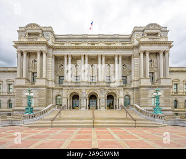 Westwand der US Library of Congress Stockfoto