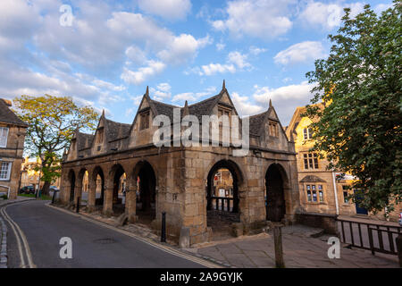 Chipping Campden Markthalle, Chipping Campden, Cotswold District von Gloucestershire, England, Großbritannien Stockfoto