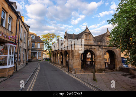 Chipping Campden Markthalle, Chipping Campden, Cotswold District von Gloucestershire, England, Großbritannien Stockfoto