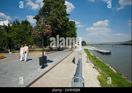 Bratislava, Donau - Bratislava, Donau Stockfoto