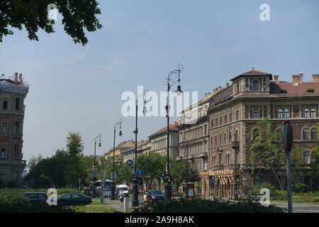 Budapest, Andrássy út, Andrássy-Straße - Budapest, Andrássy Straße Stockfoto