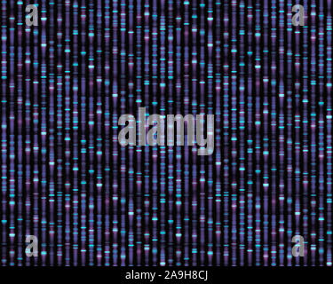 Die DNA-Sequenzierung, Abbildung Stockfoto